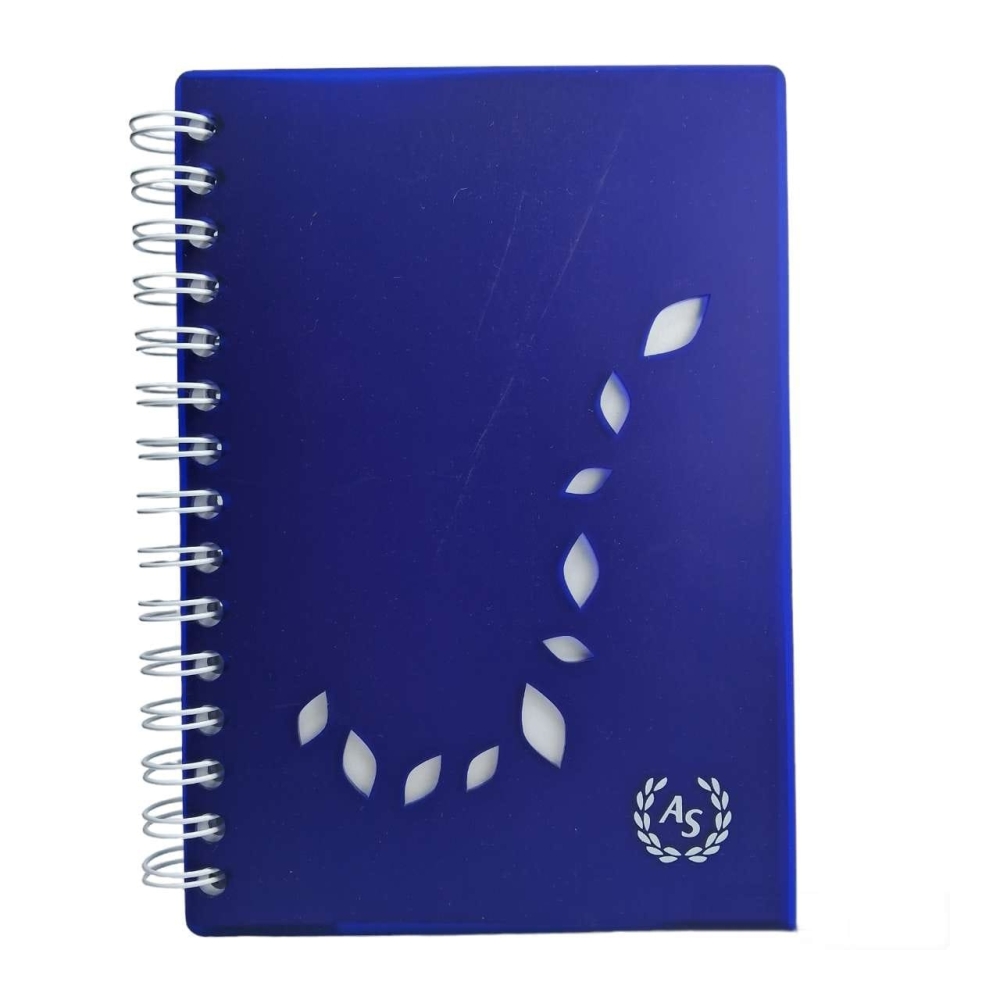 CADERNO DIÁRIA EM ACRÍLICO VAZADO