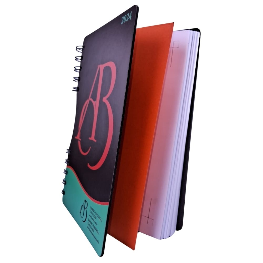 AGENDA DIÁRIA CAPA CARTÃO