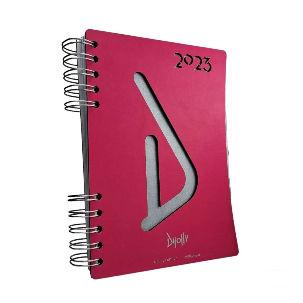 AGENDA DIÁRIA COM RECORTE E VAZADO-AGD010CA