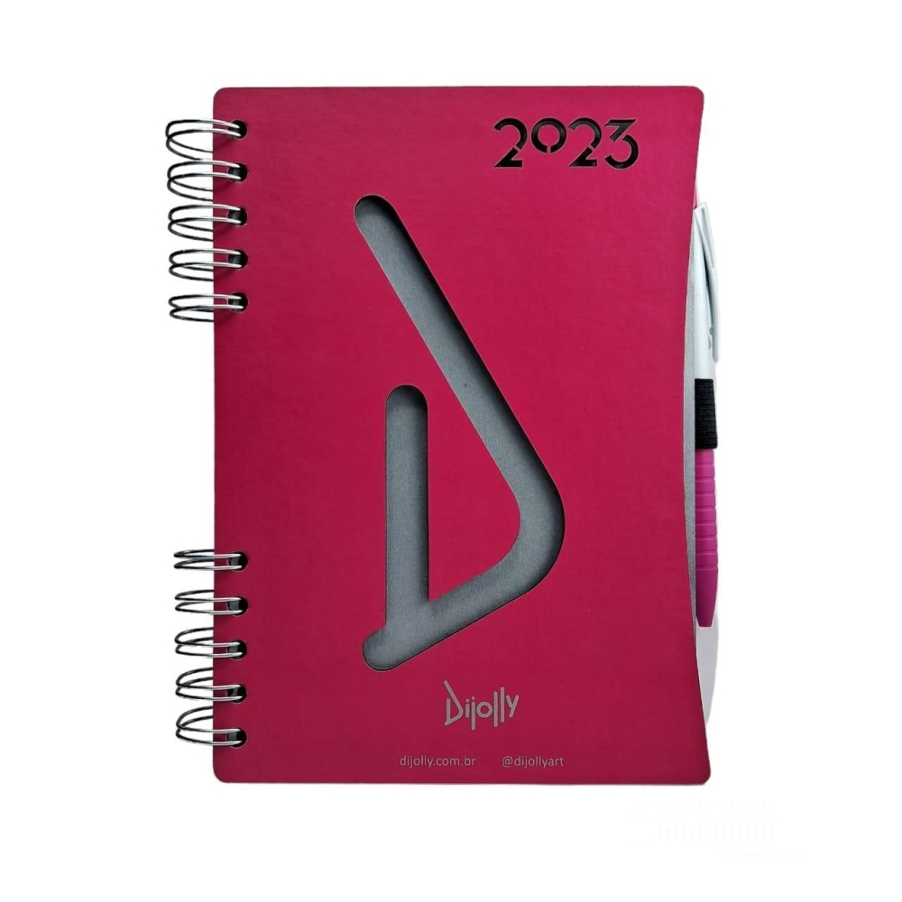 AGENDA DIÁRIA COM RECORTE E VAZADO