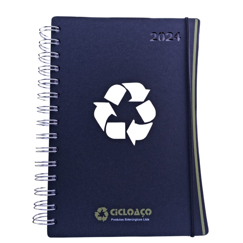 AGENDA DIÁRIA COM RECORTE E VAZADO