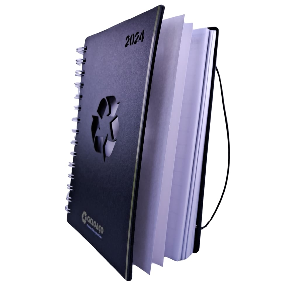 AGENDA DIÁRIA COM RECORTE E VAZADO