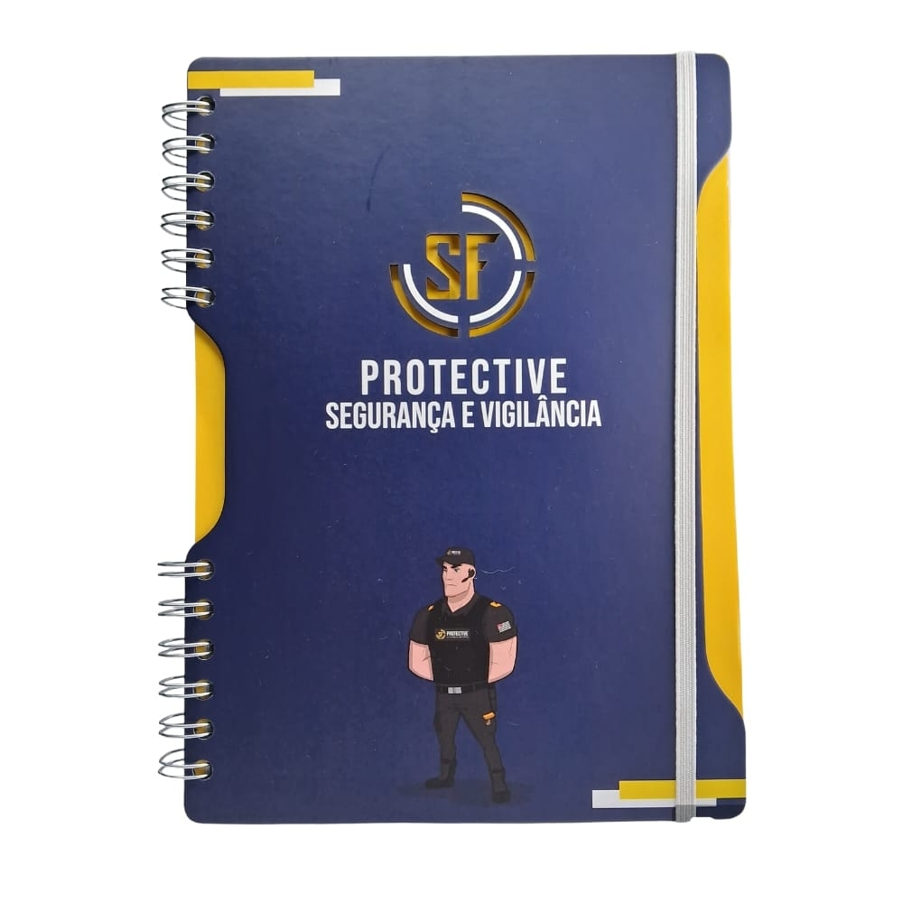 CADERNO COM RECORTE E VAZADO
