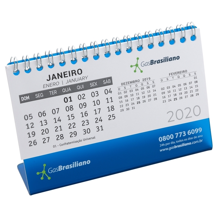 CALENDÁRIO DE MESA 2729AC-CAL2729AC